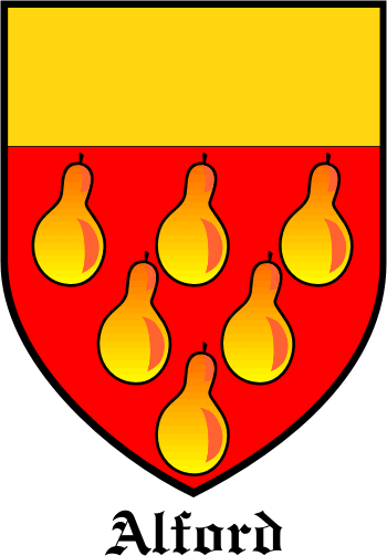 ALFORD family crest ALFORD family crest