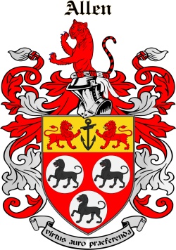 ALLAND family crest