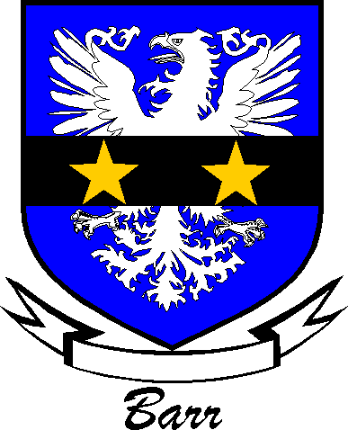 BARR family crest BARR family crest