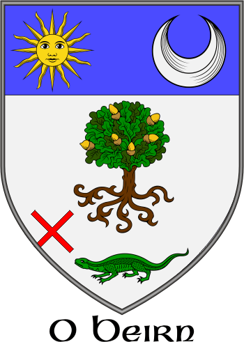 BEIRNE family crest BEIRNE family crest