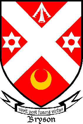 BRYSON family crest BRYSON family crest