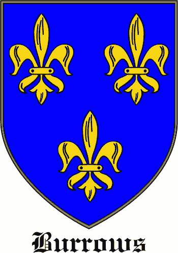 BURROWS family crest BURROWS family crest
