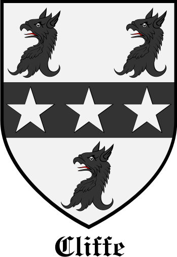 CLIFFE family crest