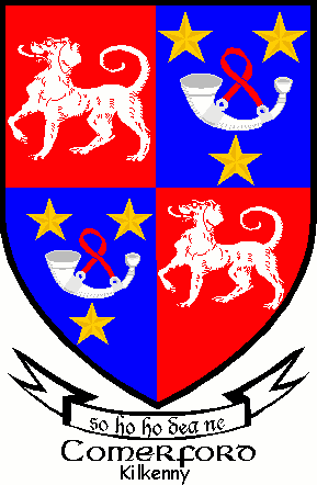COMERFORD family crest COMERFORD family crest