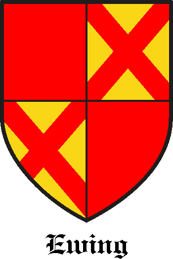 EWING family crest