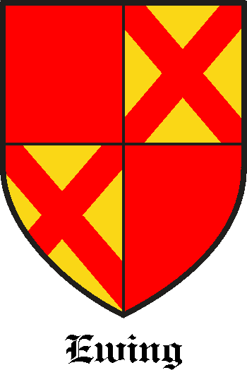 Ewing family crest