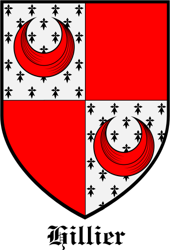 Hillyar family crest