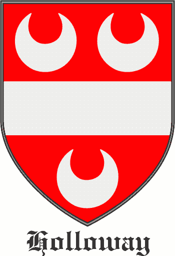 HOLLOWAY family crest