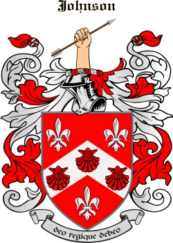 JOHNSON family crest