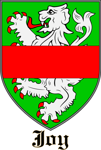 JOY family crest JOY family crest