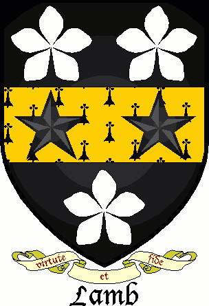 Lamb family crest