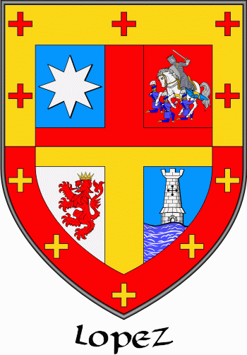 LOPEZ family crest LOPEZ family crest