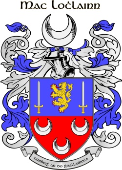 O'LOUGHLIN family crest O'LOUGHLIN family crest