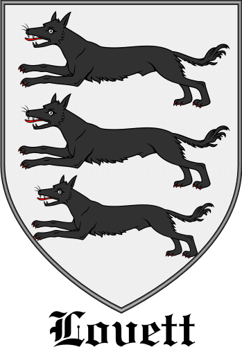 Lovett family crest