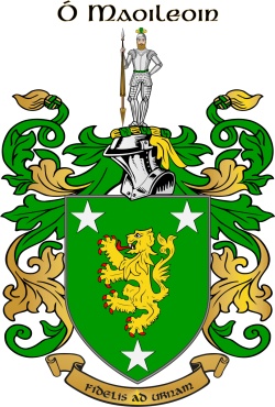 Malone family crest