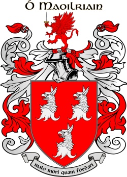 Mulryan family crest Mulryan family crest