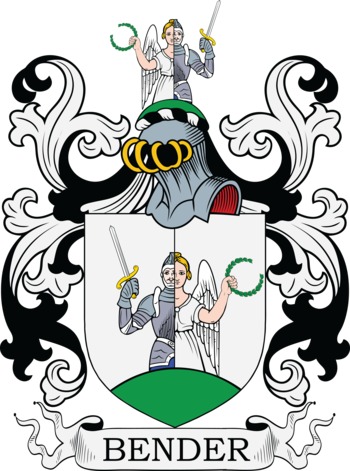 Bender family crest