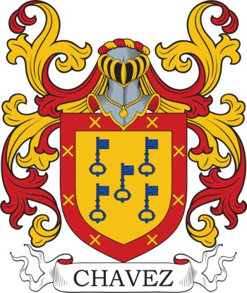 CHAVEZ family crest