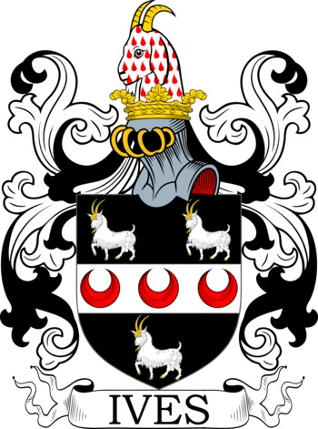 Ives family crest