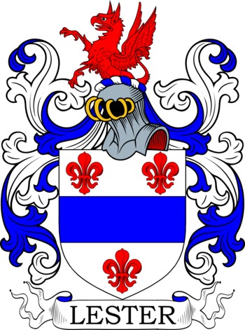 Lester family crest Lester family crest