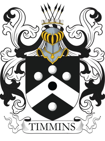 Timmins family crest