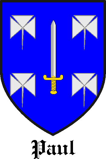 PAUL family crest PAUL family crest