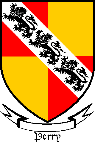 PERRY family crest PERRY family crest