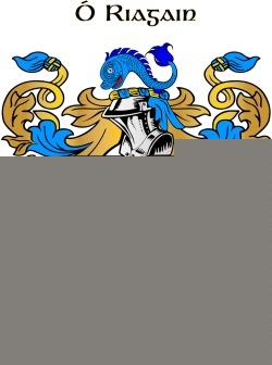 O'REGAN family crest O'REGAN family crest