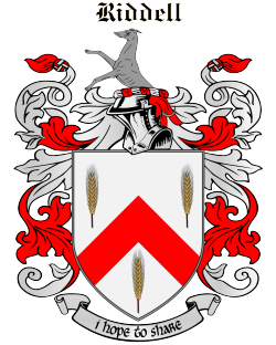 RIDDELL family crest