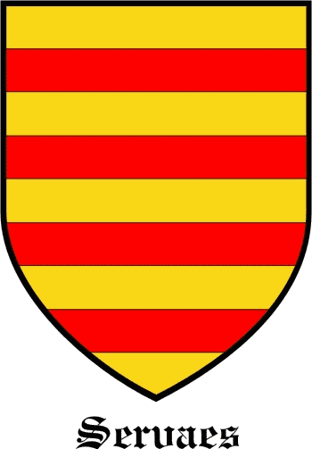 SERVAES family crest SERVAES family crest