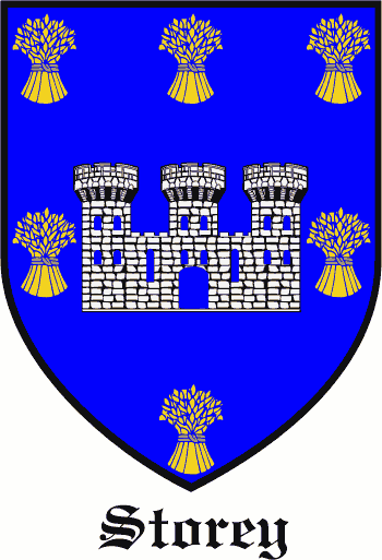 STOREY family crest