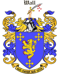 Wall family crest